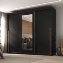 Ver imagem 1 de Guarda-roupa Casal 3 Portas de Correr e 6 Gavetas Spazio