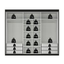 Ver imagem 5 de Guarda-roupa Casal 3 Portas de Correr e 6 Gavetas Spazio