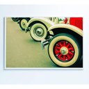 Ver imagem 5 de Quadro Rodas Carros Classicos 90x60 Cm Vidro Impresso