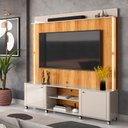 Ver imagem 1 de Estante para Tv 75 Polegadas 2 Portas Ravi Off White Freijó