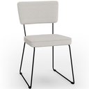 Ver imagem 7 de Kit 04 Cadeiras Decorativas para Sala de Jantar Allana L02 Bouclê Cru - Lyam