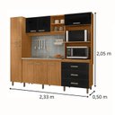 Ver imagem 3 de Cozinha Compacta Modulada 8 Portas e 3 Gavetas Vitória