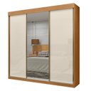 Ver imagem 3 de Guarda-roupa 100% Mdf 3 Portas de Correr com Espelhos Istambul