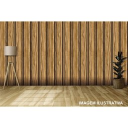 Papel de Parede Adesivo Ripado Madeira Lavável Sala Quarto Cozinha 1,5 Metros - 5
