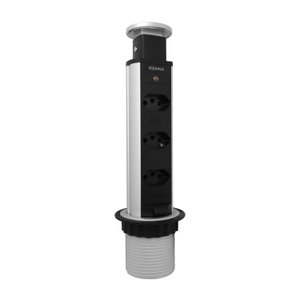 Torre de Tomada com 3 Tomadas Retrátil Renna