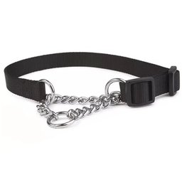 Coleira Guia Corrente Cachorro Cao Dog Semi Enforcadora Kit Passeio Corrente Aço Zincado Ajustavel R - 4