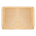 Ver imagem 2 de Bandeja com Alca e Fundo em Trelica 39cm X 29cm X 5cm Bambu