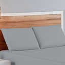 Ver imagem 2 de Lençol com Elástico Mias Fronha Jogo de Cama Solteiro.:cinza