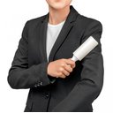 Ver imagem 3 de Rolo Tira Pelo Roupa Adesivo com 30 Folhas