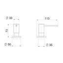 Ver imagem 2 de Dispensador Detergente Redondo Docol Massima Cromado 500 Ml