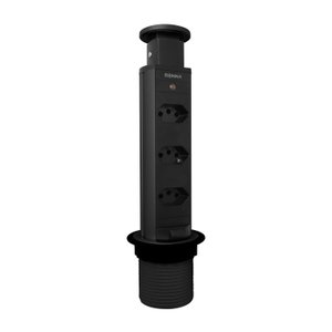 Torre de Tomada com 3 Tomadas Retrátil Renna