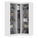 Ver imagem 3 de Guarda-roupa Modulado de Canto 5 Portas Paris