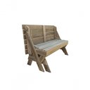 Ver imagem 1 de Banco que Vira Mesa 2m para Área Externa