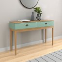 Ver imagem 1 de Aparador - Colonial 1360cm x 890cm x 410cm 2 Gavetas Verde/Mel/Oliva