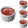 Kit 4 Mini Ramekin de Porcelana 45ml Ramequim Bowl - 1