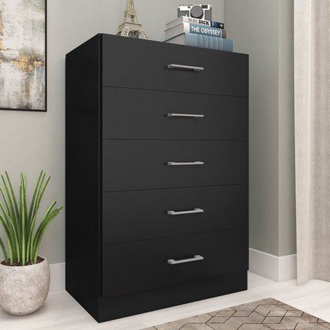 Cômoda para Quarto com 5 Gavetas Aruba