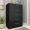 Ver imagem 1 de Cômoda para Quarto com 5 Gavetas Aruba