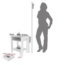 Ver imagem 5 de Conjunto Cama Solteiro com 1 Mesa de Cabeceira Branco