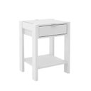 Ver imagem 3 de Conjunto Cama Solteiro com 1 Mesa de Cabeceira Branco