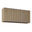 Ver imagem 2 de Armário de Cozinha Aéreo 120cm 3 Portas Virgínia Castanho - Lumil