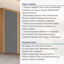 Ver imagem 7 de Armário Aéreo 40cm 1 Porta Condessa Cinza/Carvalho/Titânio