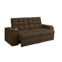 Ver imagem 2 de Sofá Retrátil e Reclinável 205cm 3 Lugares com USB e Porta Copo Kansas