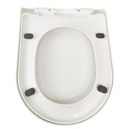 Tampa de Vaso Soft Close Assento Sanitario Fechamento Suave Banheiro Fecha Devagar Lavabo Seguro Hig - 2