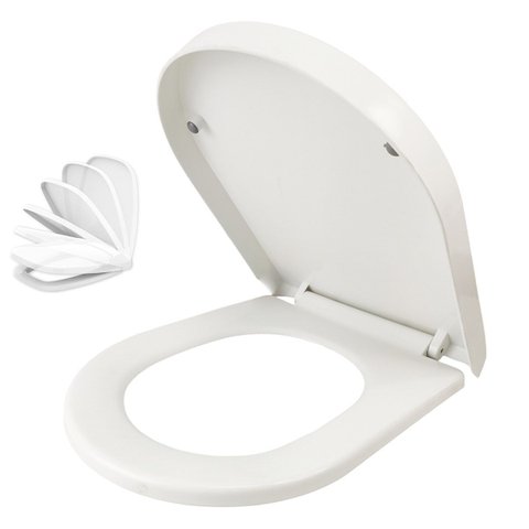 Tampa de Vaso Soft Close Assento Sanitario Fechamento Suave Banheiro Fecha Devagar Lavabo Seguro Hig