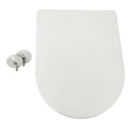 Tampa de Vaso Soft Close Assento Sanitario Fechamento Suave Banheiro Fecha Devagar Lavabo Seguro Hig - 7