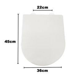 Tampa de Vaso Soft Close Assento Sanitario Fechamento Suave Banheiro Fecha Devagar Lavabo Seguro Hig - 5