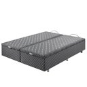 Ver imagem 4 de Kit Box Colchão Porto + Base Baú Coimbra Queen 66x198x158 Estofama