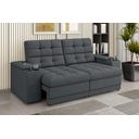 Ver imagem 1 de Sofá Retrátil e Reclinável 205cm 3 Lugares com USB e Porta Copo Kansas