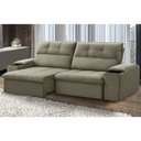 Ver imagem 1 de Sofá Retrátil e Reclinável França 210 Cm com Porta Copos e Objetos