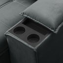 Ver imagem 5 de Sofá Retrátil e Reclinável França 210 Cm com Porta Copos e Objetos