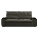 Ver imagem 3 de Sofá Retrátil e Reclinável França 210 Cm com Porta Copos e Objetos