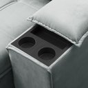 Ver imagem 5 de Sofá Retrátil e Reclinável França 210 Cm com Porta Copos e Objetos