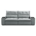 Ver imagem 4 de Sofá Retrátil e Reclinável França 210 Cm com Porta Copos e Objetos