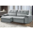 Ver imagem 1 de Sofá Retrátil e Reclinável França 210 Cm com Porta Copos e Objetos