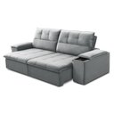 Ver imagem 7 de Sofá Retrátil e Reclinável França 210 Cm com Porta Copos e Objetos