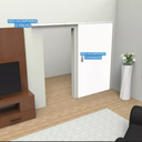 Ver imagem 3 de Porta Madeira Lisa Primer Branco 2,10x0,90