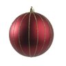 Cj 3 Bolas de Natal Pvc Vermelho 10cm - 1