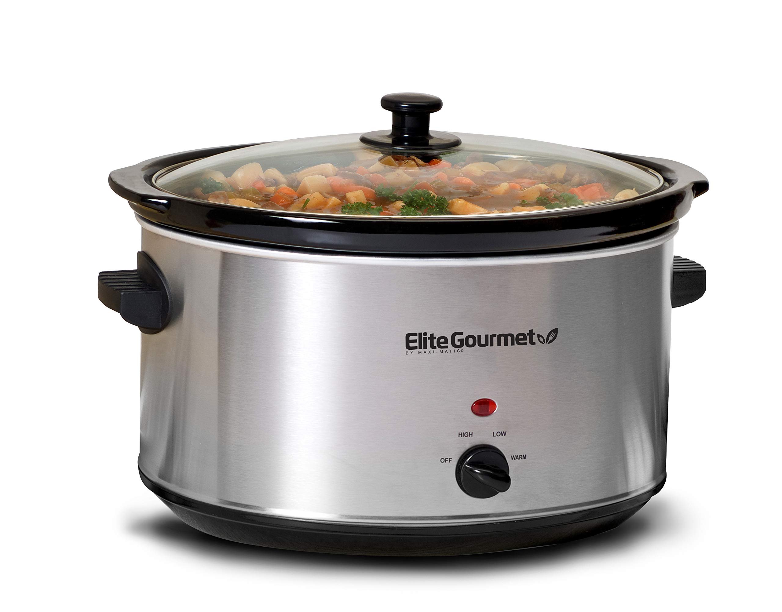 Elite Gourmet Mst-900v Slow Cooker Elétrico Aço Inox 8,5l - 4