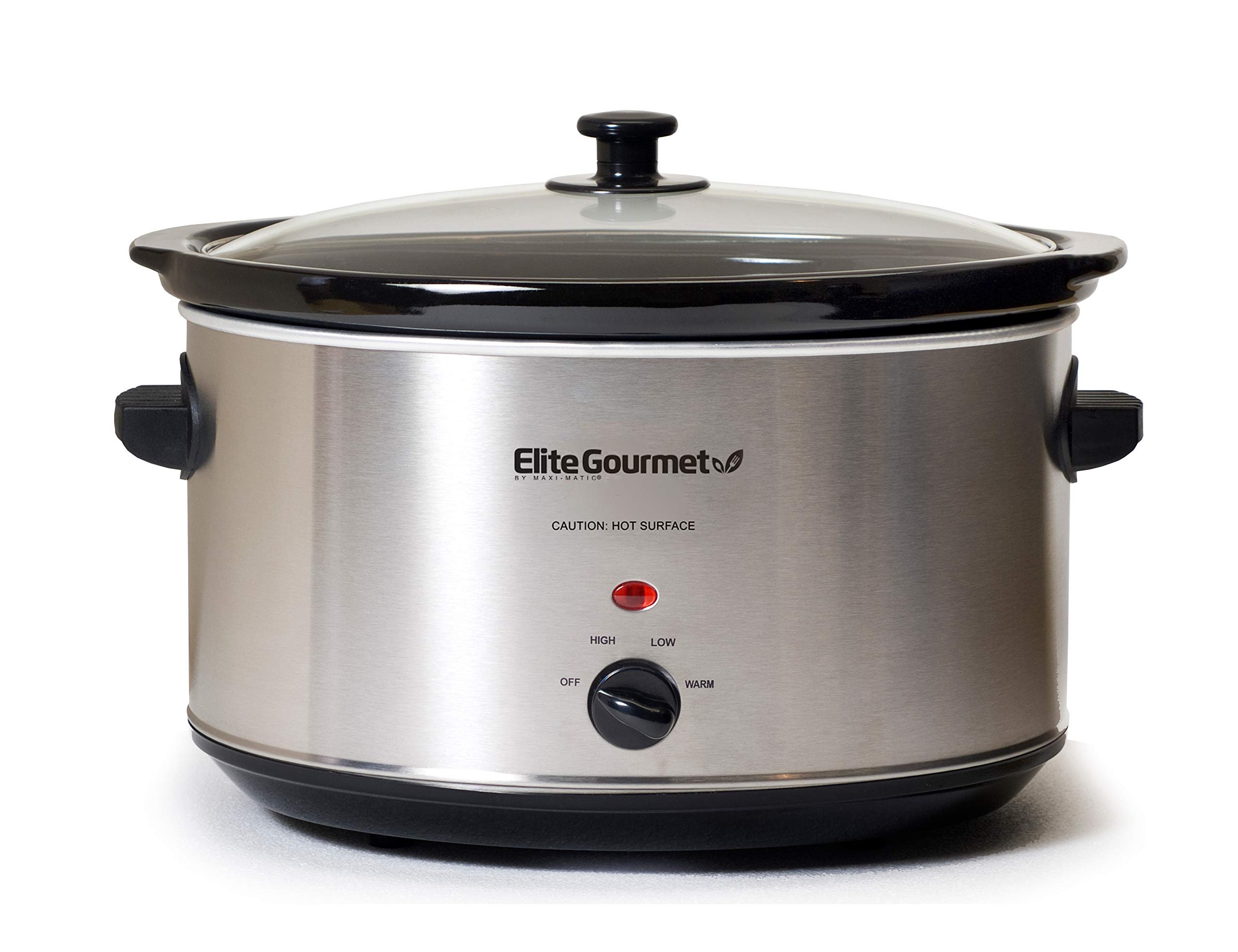 Elite Gourmet Mst-900v Slow Cooker Elétrico Aço Inox 8,5l