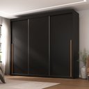 Ver imagem 1 de Guarda-Roupa Portas de Correr Spazio Yescasa Preto