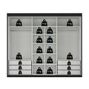 Ver imagem 5 de Guarda-Roupa Portas de Correr Spazio Yescasa Preto
