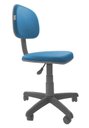 Ver imagem 1 de Cadeira Secretaria Giratoria Bolt BC - Couro Sintetico Corano - Azul Claro