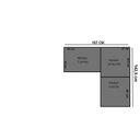 Ver imagem 5 de Guarda-Roupa Modulado de Canto 5 Portas Paris Off White/Cinamomo