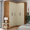 Guarda-roupa Modulado de Canto 5 Portas Paris - 8