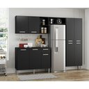 Ver imagem 6 de Cozinha Compacta com Armário e Balcão Pequim Up Multimóveis V2999 Preta