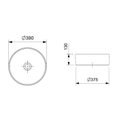 Ver imagem 2 de Cuba de Apoio Redonda 390 sem Mesa Terra